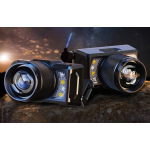 lanterna led pentru cap superfire hl25, 700lm, 210m, 1200mah, lumina rosie, control miscare