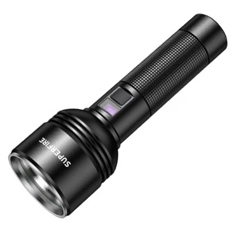 lanterna led superfire d18, 2000lm, 226m, 5200mah, incarcare usb-c, 36w