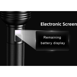 lanterna led superfire d18, 2000lm, 226m, 5200mah, incarcare usb-c, 36w