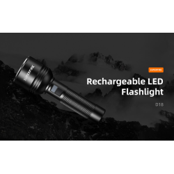 lanterna led superfire d18, 2000lm, 226m, 5200mah, incarcare usb-c, 36w