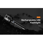 lanterna led superfire d18, 2000lm, 226m, 5200mah, incarcare usb-c, 36w