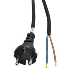 Cabluri flexo, Cablu flexo cauciuc 2x1,5mm2 10m negru SOLIGHT PF60 -1, dioda.ro