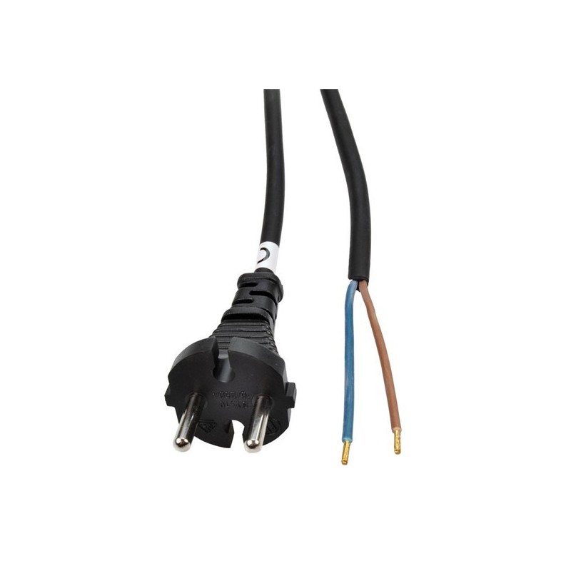 Cabluri flexo, Cablu flexo cauciuc 2x1,5mm2 10m negru SOLIGHT PF60 -1, dioda.ro