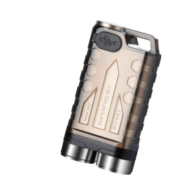 lanterna de buzunar tip breloc superfire em01, 800lm, 500mah, usb c, lumina de urgenta