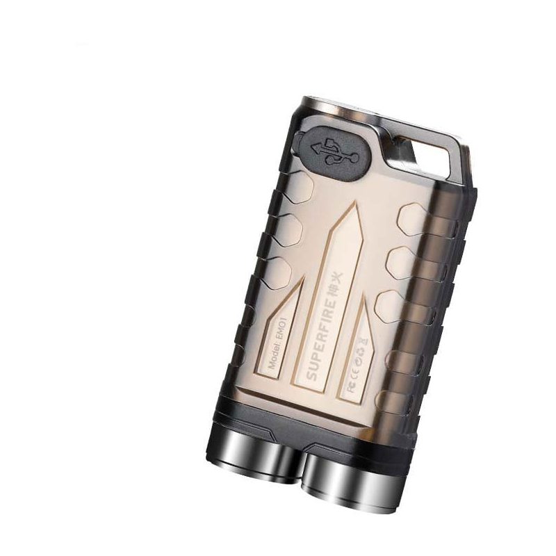 lanterna de buzunar tip breloc superfire em01, 800lm, 500mah, usb c, lumina de urgenta lanterna de buzunar tip breloc superfire em01, 800lm, 500mah, usb c, lumina de urgenta