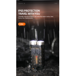 lanterna de buzunar tip breloc superfire em01, 800lm, 500mah, usb c, lumina de urgenta lanterna de buzunar tip breloc superfire em01, 800lm, 500mah, usb c, lumina de urgenta