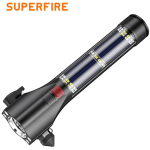 lanterna solara led superfire d30, usb-c, 310lm, 120m, 200mah, sonerie, lumina de urgenta
