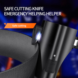 lanterna solara led superfire d30, usb-c, 310lm, 120m, 200mah, sonerie, lumina de urgenta