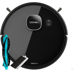robot de aspirare conga eternal max ultimate, 4 in 1, 3000 pa, laser, autonomie 110 minute, rezervor lichide si praf, functie mo
