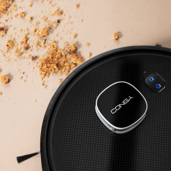 robot de aspirare conga eternal max ultimate, 4 in 1, 3000 pa, laser, autonomie 110 minute, rezervor lichide si praf, functie mo