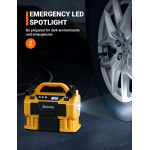 compresor portabil cu acumulator astroai 3plye, 12v dc, 160psi, digital, structura metalica, adaptoare incluse