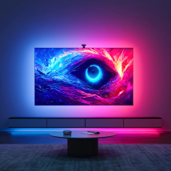 banda led govee h605c envisual tv backlight t2 rgbic, wi-fi+bluetooth, dual camera, 55-65 inch, 60 leds m