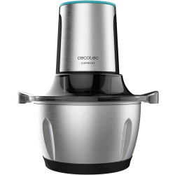 tocator cecotec chopbeat 1500 titanblack, 600w, 1.5 l, lame titan, vas inox, 2 viteze