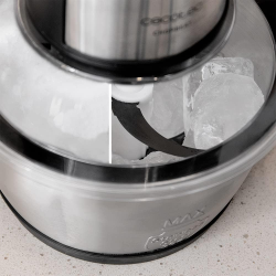 tocator cecotec chopbeat 1500 titanblack, 600w, 1.5 l, lame titan, vas inox, 2 viteze