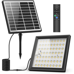 proiector led ustellar ut88210 30w, panou solar, ip65, 4500mah, telecomanda