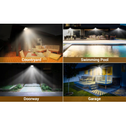 proiector led ustellar ut88210 30w, panou solar, ip65, 4500mah, telecomanda