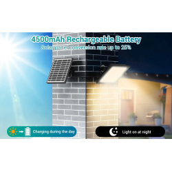 proiector led ustellar ut88210 30w, panou solar, ip65, 4500mah, telecomanda