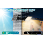 proiector led ustellar ut88210 30w, panou solar, ip65, 4500mah, telecomanda