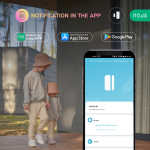 senzor smart pentru usi sau ferestre nous e3, zigbee