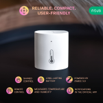 senzor smart de temperatura si umiditate nous e5, zigbee senzor smart de temperatura si umiditate nous e5, zigbee