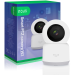 camera de supraveghere ip wifi nous w2 smart, interior, full hd, 2mp, detectare micare, night vison, rotire