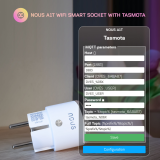 set 4 prize inteligente wifi nous a1t, 16a - tasmota