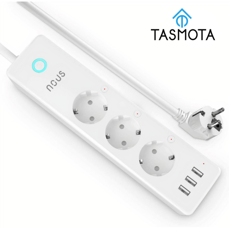 prelungitor smart nous a5t, wifi, 15a, tasmota