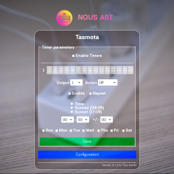 prelungitor smart nous a5t, wifi, 15a, tasmota