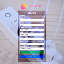 prelungitor smart nous a5t, wifi, 15a, tasmota