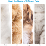 set masina profesionala de tuns caini, pisici sau alte animale, rovo t3, fara fir, titan ceramica, foarfece incluse