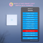 intrerupator inteligent nous l1t wifi, tasmota, touch, 1 canal