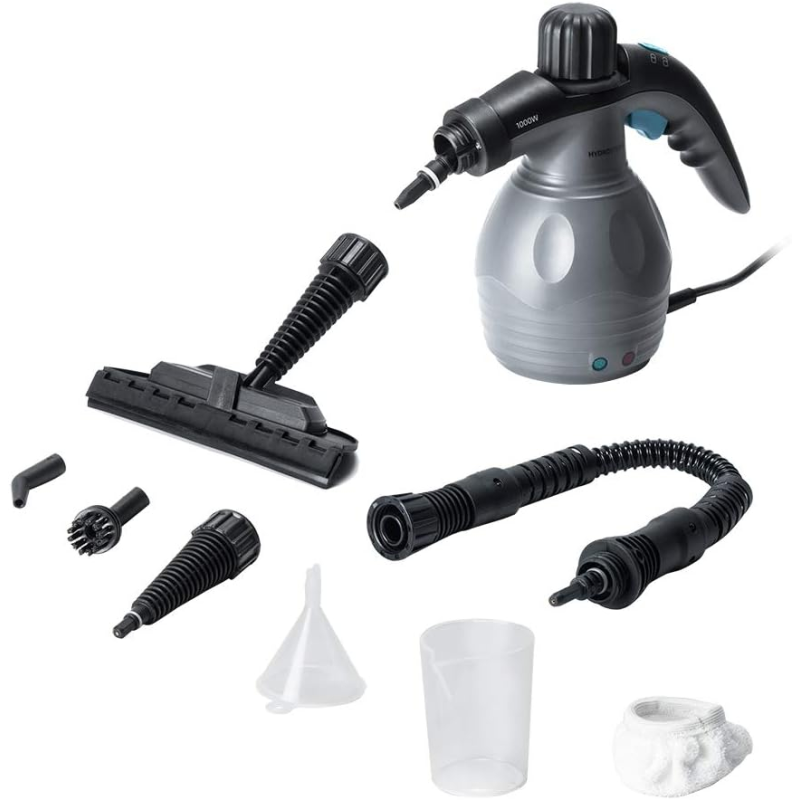 aparat de curatat cu abur cecotec hydrosteam 1030 active, presiune maxima 3 bari, putere 1000w, debit de abur 30g min