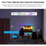 intrerupator smart sonoff t5-2c-86 wif cu full touch (2 canale), lumina led 10a 2400w