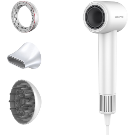 uscator de par ultra puternic coshare hd10e pro, shinering, ioni negativi, 110.000 rpm, 1600w, accesorii incluse