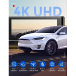 camera auto dvr azdome m550pro, dubla, 4k, wifi, gps ,5ghz, wdr, g-sensor, mod parcare, card 64gb inclus