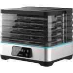 deshidrator cu 5 tavi cecotec vitadry pro, inaltime reglabila, ecran digital, timer, 35-70  c