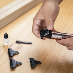 masina de tuns cecotec bamba precisioncare warrior, fara fir, lcd, motor silentios