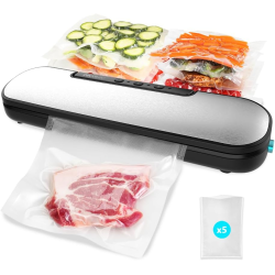 aparat de vidat si sigilat alimente cecotec sealvac easy magnetik, vidare uscata si umeda, latime 30 cm, 8 moduri, taiere folie,