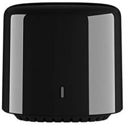 telecomanda universala inteligenta broadlink rm4c mini, ir, wi-fi, compatibil amazon alexa si google home, pentru aer conditiona