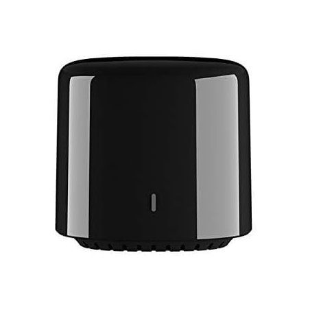 telecomanda universala inteligenta broadlink rm4c mini, ir, wi-fi, compatibil amazon alexa si google home, pentru aer conditiona