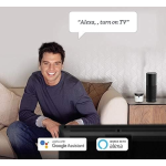 telecomanda universala inteligenta broadlink rm4c mini, ir, wi-fi, compatibil amazon alexa si google home, pentru aer conditiona