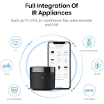 telecomanda universala inteligenta broadlink rm4 mini, control ir, wireless, 4g, compatibil android ios, alexa google assistant,