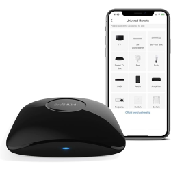 telecomanda universala inteligenta broadlink rm4 pro, wi-fi, compatibil cu google home, alexa ifttt273