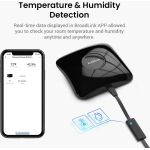 telecomanda universala inteligenta broadlink rm4 pro, wi-fi, compatibil cu google home, alexa  ifttt273