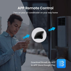 telecomanda universala inteligenta broadlink rm4 pro, wi-fi, compatibil cu google home, alexa  ifttt273
