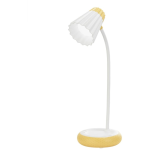 lampa de birou led home h-612, acumulator 1200mah, control touch, 3 moduri, incarcare usb, 3w - galben lampa de birou led home h-612, acumulator 1200mah, control touch, 3 moduri, incarcare usb, 3w - galben