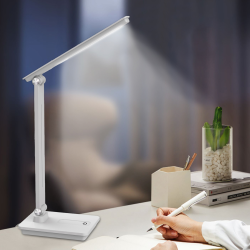 lampa de birou led home dk-r08, acumulator 1200mah, control touch, 3 moduri, incarcare usb, 4.5w