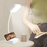lampa de birou led home dk-1317, acumulator 1200mah, control touch, 3 moduri, incarcare usb, 3w