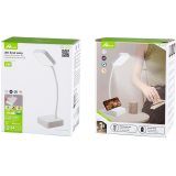 lampa de birou led home dk-1317, acumulator 1200mah, control touch, 3 moduri, incarcare usb, 3w