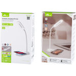 lampa led de birou home dk-h12, incarcator wireless, 3 moduri, control touch, usb-c, 6w lampa led de birou home dk-h12, incarcator wireless, 3 moduri, control touch, usb-c, 6w